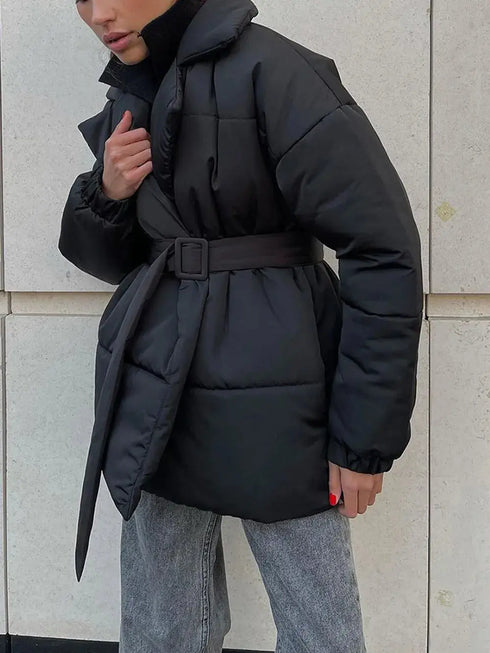 'Reverie' Quilted Puffer Jacket - Celes Fashion